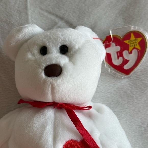 Valentino the Bear Beanie Baby - Picture 2 of 5